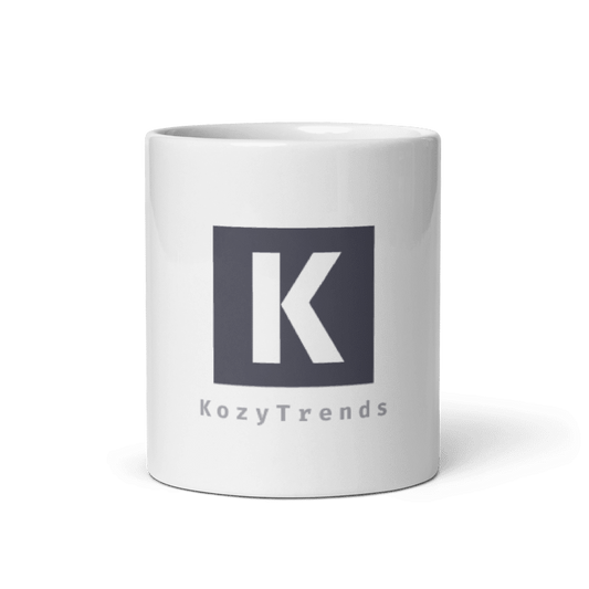 KozyTrends White Glossy Mug