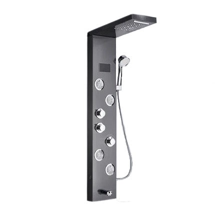 LED Jet Rainfall Shower Tower Spa System