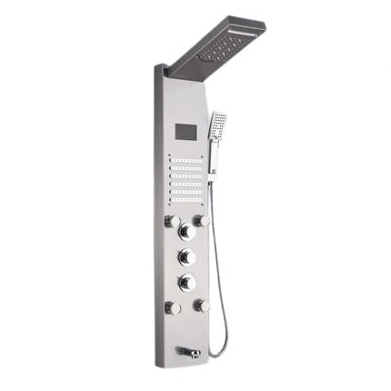 LED Jet Rainfall Shower Tower Spa System